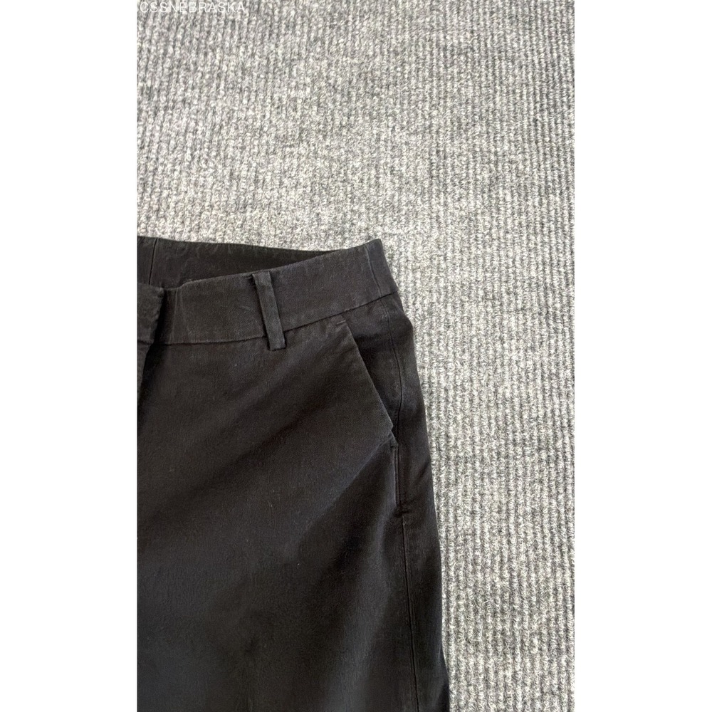 Chico's Black Women's Flat Front Dress Pants - Size 4R - Picture 3 of 10